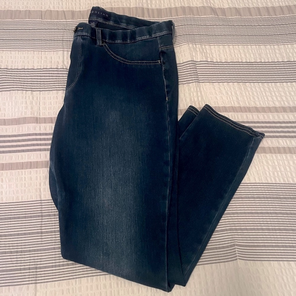 EUC Bandolino Pull On Women’s Jean Leggings (Jeggings) Size 1XL